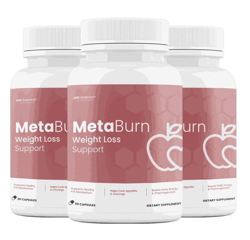 MetaBurn capsule bottles for metabolism support